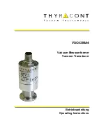 Thyracont VSC43MA4 Operating Instructions Manual preview