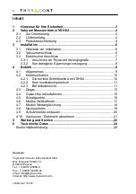 Preview for 2 page of Thyracont VSH82 Operating Instructions Manual