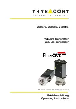 Thyracont VSH87E Operating Instructions Manual preview