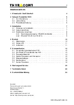 Preview for 3 page of Thyracont VSH87E Operating Instructions Manual