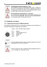 Preview for 8 page of Thyracont VSH87E Operating Instructions Manual