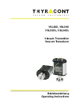 Preview for 1 page of Thyracont VSL53D Operating Instructions Manual