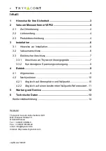 Preview for 2 page of Thyracont VSP62 Operating Instructions Manual