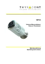 Thyracont VSP63 Operating Instructions Manual preview