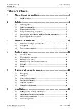 Preview for 3 page of ThyssenKrupp TW63B Operating Manual