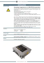 Preview for 1 page of Thytronic SME2-IS Installation Manual