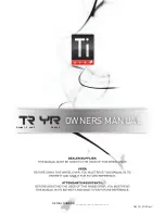 Ti Lite TR Series 1 Owner'S Manual preview