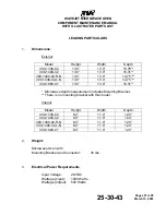 Предварительный просмотр 10 страницы TIA WAVEJET 400-1338-02 Component Maintenance Manual With Illustrated Parts List