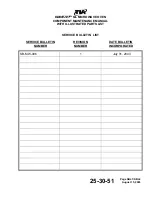 Preview for 4 page of TIA WAVEJET SL 400-1744 Component Maintenance With Illustrated Parts List