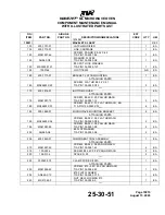 Preview for 63 page of TIA WAVEJET SL 400-1744 Component Maintenance With Illustrated Parts List