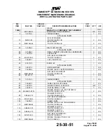 Preview for 68 page of TIA WAVEJET SL 400-1744 Component Maintenance With Illustrated Parts List