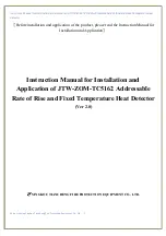 Preview for 1 page of Tiancheng Fire Protection Equipment JTW-ZOM-TC5162 Instruction Manual