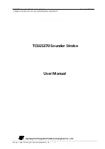 Preview for 1 page of Tiancheng Fire Protection Equipment TCSG5270 User Manual