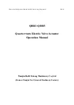 Preview for 1 page of TIANJIN BAILI ERTONG MACHINERY QBR3 Operation Manual