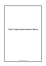 Предварительный просмотр 1 страницы Tibbo DS10x0 Programmable Hardware Manual