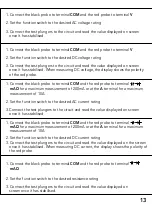 Preview for 13 page of tibelec 0900001 Instructions Manual