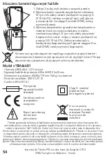 Preview for 54 page of tibelec 21377 20W04 Instructions Manual