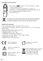 Preview for 42 page of tibelec 975840 Instructions Manual