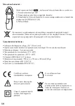 Preview for 54 page of tibelec 975840 Instructions Manual