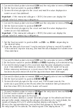 Preview for 11 page of tibelec 975850/EMC306C Instructions Manual