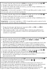 Preview for 17 page of tibelec 975850/EMC306C Instructions Manual