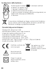 Preview for 24 page of tibelec 975850/EMC306C Instructions Manual