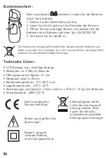 Preview for 36 page of tibelec 975850/EMC306C Instructions Manual