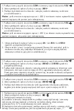 Preview for 47 page of tibelec 975850/EMC306C Instructions Manual