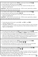 Preview for 53 page of tibelec 975850/EMC306C Instructions Manual