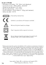 Preview for 16 page of tibelec 976130 Instructions Manual