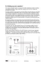 Preview for 9 page of Tibo Plus 1.1 User Manual