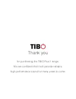 Предварительный просмотр 2 страницы Tibo Plus 2.1 Quick Start Manual