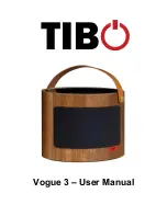 Preview for 1 page of Tibo Vogue 1 User Manual