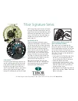 Preview for 1 page of Tibor Signature Series User And Maintenance Manual