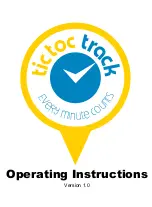 TicTocTrack TicTocTrack GPS Watch Operating Instructions Manual preview