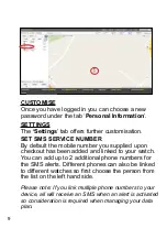 Preview for 9 page of TicTocTrack TicTocTrack GPS Watch Operating Instructions Manual