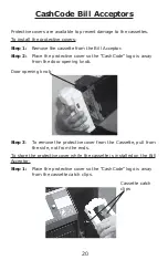 Preview for 22 page of Tidel TACC Quick Reference Manual