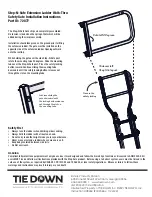 Предварительный просмотр 4 страницы TIE DOWN 72874 Manual