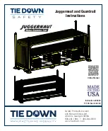 Предварительный просмотр 1 страницы TIE DOWN Juggernaut Instructions Manual