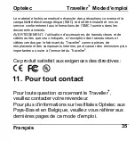 Preview for 35 page of Tieman Optelec Traveller+ User Manual