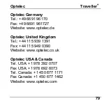 Preview for 79 page of Tieman Optelec Traveller+ User Manual