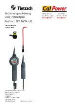 Tietzsch Prufball SPB 1000L-UB User Instructions preview