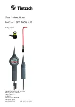 Предварительный просмотр 15 страницы Tietzsch Prufball SPB 1000L-UB User Instructions