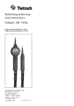 Preview for 1 page of Tietzsch ZAP 1050L User Instructions