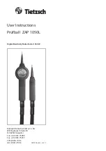 Preview for 11 page of Tietzsch ZAP 1050L User Instructions