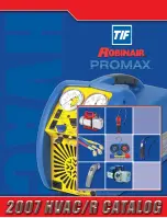 TIF ROBINAIR PROMAX TIFZX-1A Manual preview