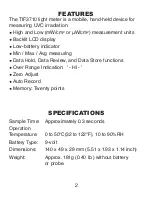 Preview for 4 page of TIF TIF3710 Operator'S Manual