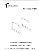 Preview for 6 page of Tiffany Industries TCT96 Assembly Instructions Manual