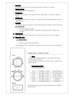 Предварительный просмотр 9 страницы Tiffany MW20M User Manual