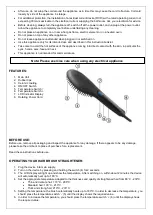 Preview for 3 page of Tiffany THB230 User Manual